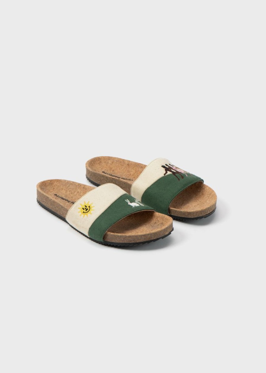 Footwear Carne Bollente | Field Of Love Day — Beige/Green Beige Green