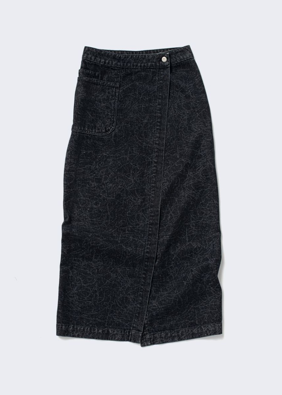 Clothing Carne Bollente | Sketchy Sketch — Washed Black Washed Denim