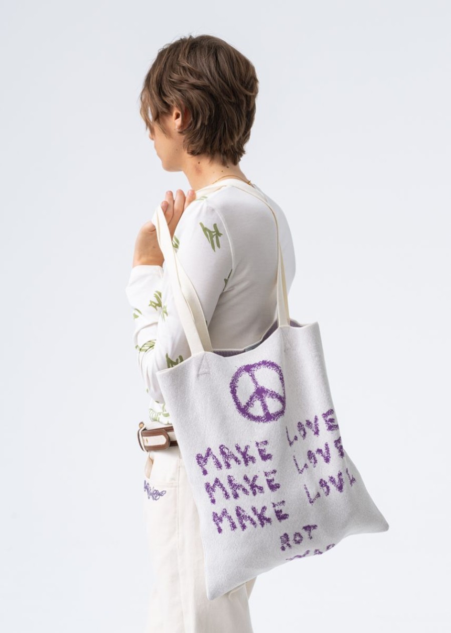 Clothing Carne Bollente | Peace Bag — Beige