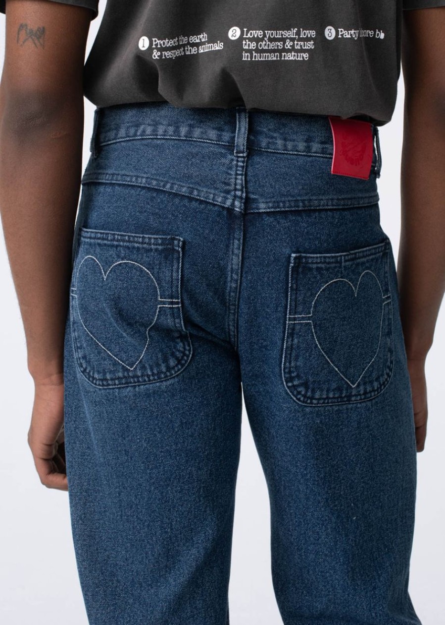 Clothing Carne Bollente | The Love-Butt — Blue Washed Denim